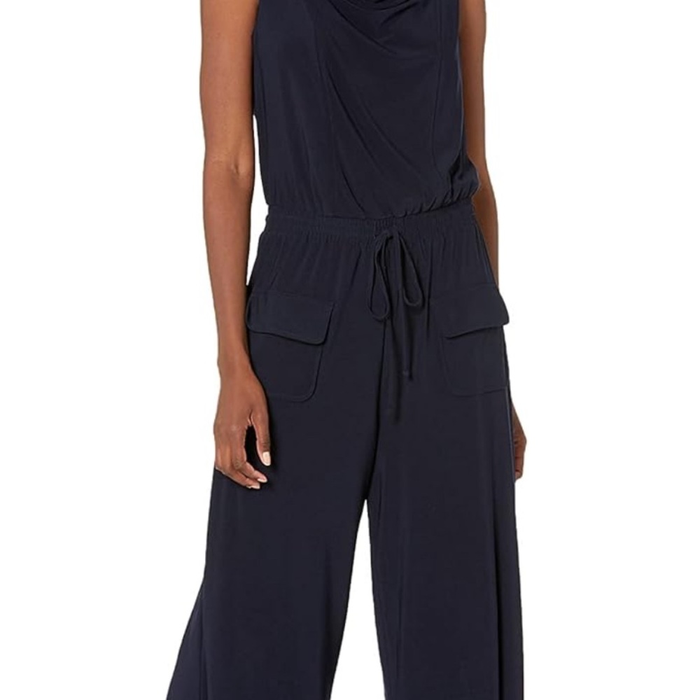 Elegant Navy Jumpsuit